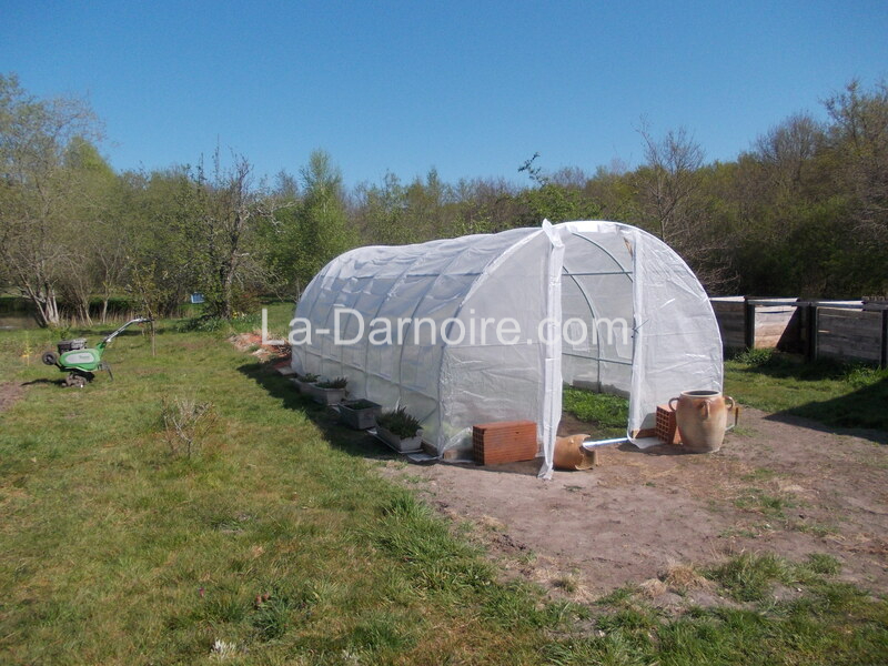 The new polytunnel.
