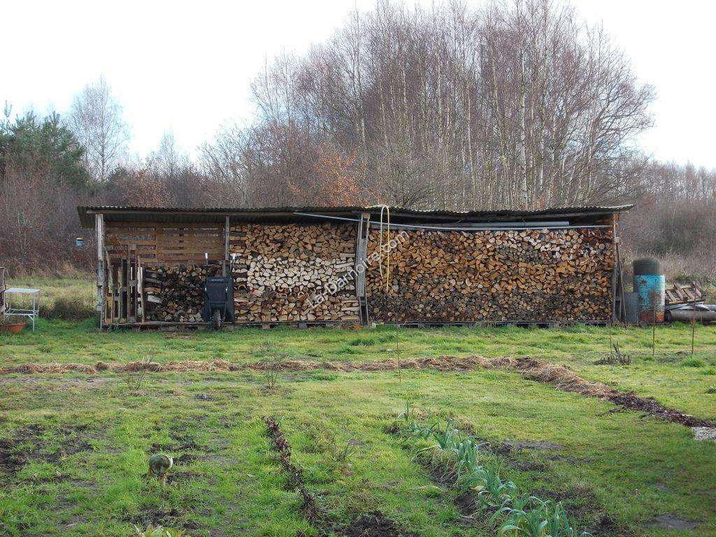 The extended pallet wood shed